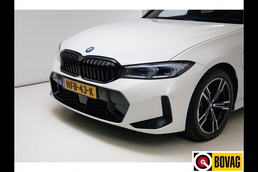 BMW 3 Serie Touring 330e Touring M-sport LCI 292 PK | Camera | Adap. Cruise | Active guard plus Led, Navi, App. connect, Elec. klep, Stoel- en Stuurverwarming, nw. model!