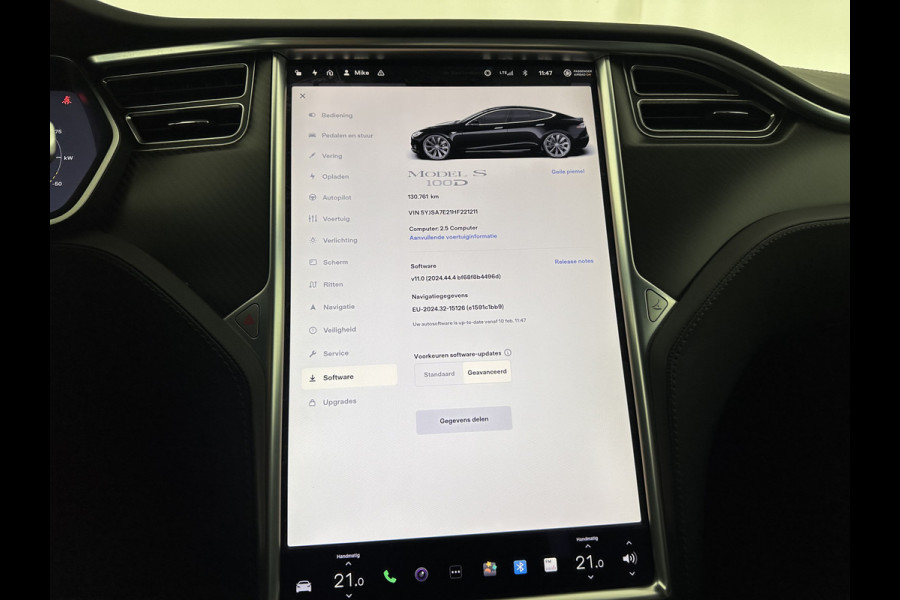 Tesla Model S 100D AWD [ 3-Fase ] *PANO | FULL-LEATHER | AUTO-PILOT | ADAPT.CRUISE |  FULL-LED | DIGI-COCKPIT | NAVI-FULLMAP | AIR-SUSPENSION | KEYLESS | SURROUND-VIEW |  MEMORY-PACK | SPORT-SEATS | DIGI-COCKPIT | CARPLAY | .