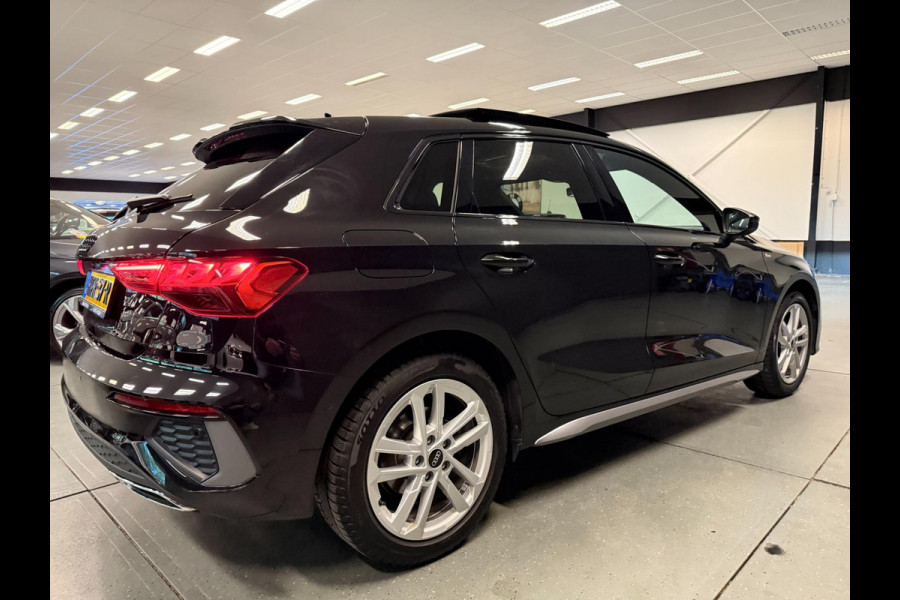 Audi A3 Sportback 35 TFSI 3x S-LINE BLACK-LINE PANO/SFEERVERL/NAVI/V-COCKPIT/LED/DAB///