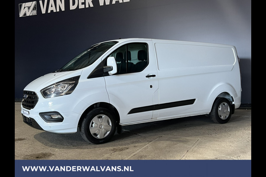 Ford Transit Custom 2.0 TDCI L2H1 Euro6 Airco | Camera | LED | Cruisecontrol | Android Auto | parkeersensoren, verwarmde voorruit, bijrijdersbank, 2800kg trekvermogen