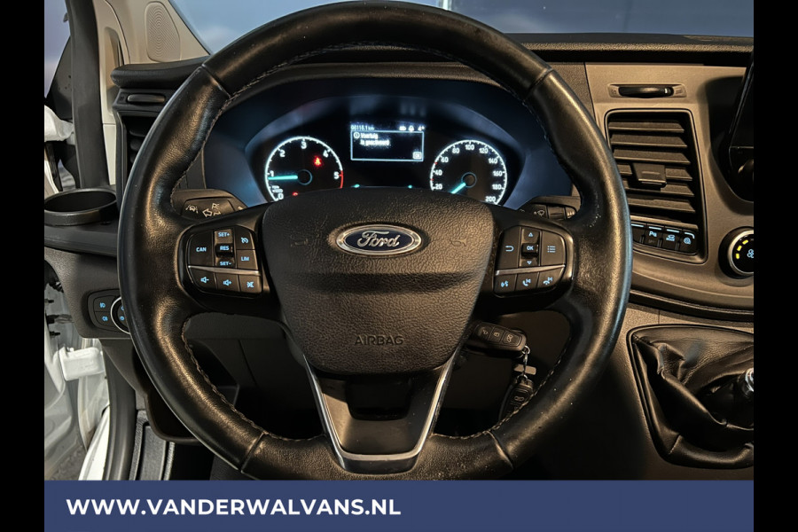 Ford Transit Custom 2.0 TDCI L2H1 Euro6 Airco | Camera | LED | Cruisecontrol | Android Auto | parkeersensoren, verwarmde voorruit, bijrijdersbank, 2800kg trekvermogen