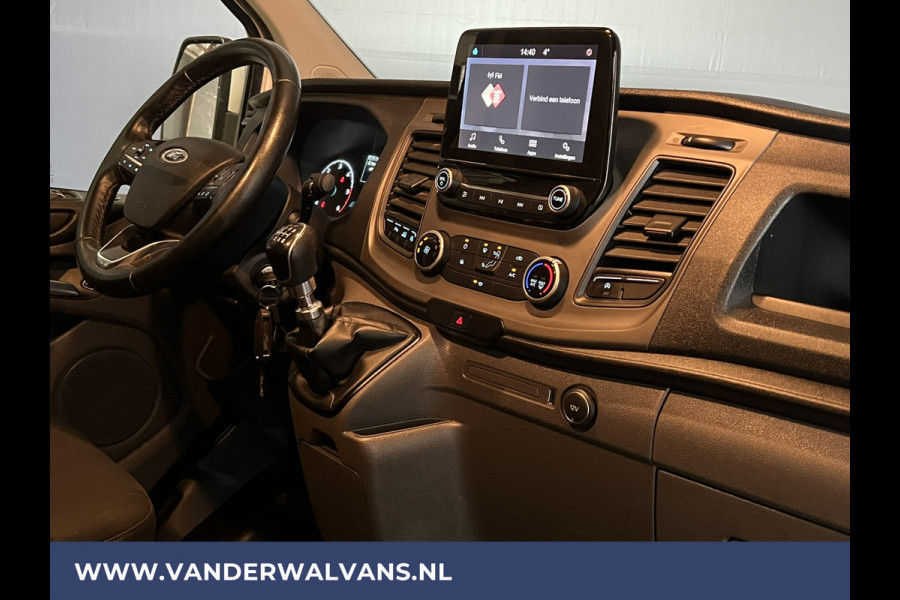 Ford Transit Custom 2.0 TDCI L2H1 Euro6 Airco | Camera | LED | Cruisecontrol | Android Auto | parkeersensoren, verwarmde voorruit, bijrijdersbank, 2800kg trekvermogen