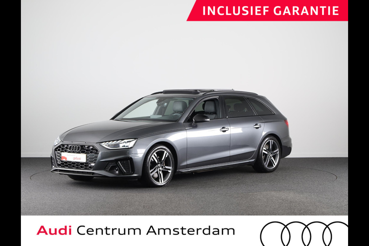 Audi A4 Avant 35 TFSI S edition Competition 150 pk S-tronic | Panoramadak | Verlengde garantie | Navigatie  | Parkeersensoren | Stoelverwarming | S-Line |