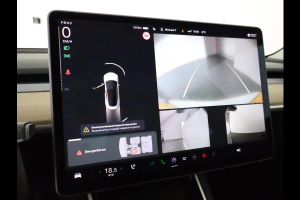 Tesla Model 3 RWD 1e EIG.ACCUTEST 88% 238PK WLTP 358 KM PANODAK.LEDER.CAMERA. TOT 2 JAAR GARANTIE**