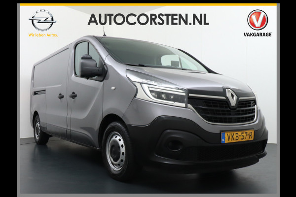 Renault Trafic 2.0dCi 146pk AUT-6L2H1 Camera Trekhaak Pdc Airco Cruise Control Elektr.Spiegels+Verwarmd DAB Bluetooth Led Betonplex vloer Lat o Zeer nette Traffic III  Nieuwe model 1e Eigenaar Euro 6d t