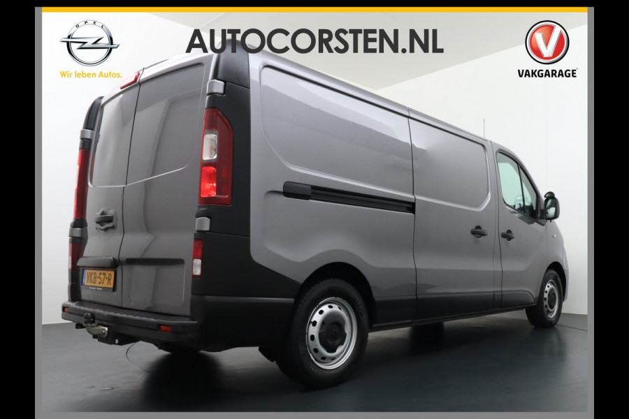 Renault Trafic 2.0dCi 146pk AUT-6L2H1 Camera Trekhaak Pdc Airco Cruise Control Elektr.Spiegels+Verwarmd DAB Bluetooth Led Betonplex vloer Lat o Zeer nette Traffic III  Nieuwe model 1e Eigenaar Euro 6d t