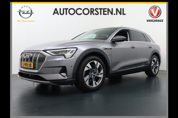 Audi e-tron e-tron 95kWh 408PK 55 Advanced Pro Line Plus Adaptive Cruise Control Quattro 95 kWh 104.000 Nieuw 20" Luchtvering Apple Android  Active-Lane-Assist Connected-Services Bordherkenning Comfort-Sleutel Akoestische zijruiten DAB WiFi Audi-Phone-box Deursluithulp Keyless PTC-Verwarming Bang&Olufsen Spoorwissel-Assist Trekhaak-voorbereid (1800kg) Automatische-NiveauRegeling Fase 3 laden