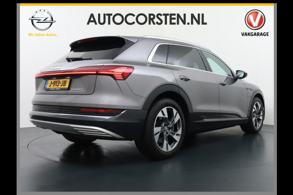 Audi e-tron e-tron 95kWh 408PK 55 Advanced Pro Line Plus Adaptive Cruise Control Quattro 95 kWh 104.000 Nieuw 20" Luchtvering Apple Android  Active-Lane-Assist Connected-Services Bordherkenning Comfort-Sleutel Akoestische zijruiten DAB WiFi Audi-Phone-box Deursluithulp Keyless PTC-Verwarming Bang&Olufsen Spoorwissel-Assist Trekhaak-voorbereid (1800kg) Automatische-NiveauRegeling Fase 3 laden