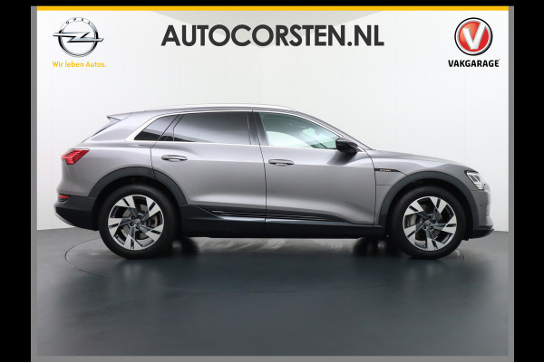 Audi e-tron e-tron 95kWh 408PK 55 Advanced Pro Line Plus Adaptive Cruise Control Quattro 95 kWh 104.000 Nieuw 20" Luchtvering Apple Android  Active-Lane-Assist Connected-Services Bordherkenning Comfort-Sleutel Akoestische zijruiten DAB WiFi Audi-Phone-box Deursluithulp Keyless PTC-Verwarming Bang&Olufsen Spoorwissel-Assist Trekhaak-voorbereid (1800kg) Automatische-NiveauRegeling Fase 3 laden