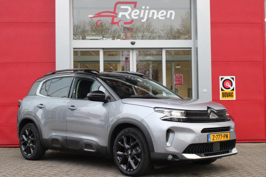 Citroën C5 Aircross 1.2 136PK AUTOMAAT Hybrid ë-SERIES | ELEKTRISCH BEDIENBARE BESTUURDERSSTOEL | APPLE CARPLAY/ANDROID AUTO | NAVIGATIE | FULL LED KOPLAMPEN | CLIMATE CONTROL | DAB+ RADIO | 19" LICHTMETALEN VELGEN | KEYLESS ENTRY/START | DODEHOEK DETECTIE | ADAPTIVE CRUISE CONTROL | STOEL VERWARMING | ACHTERUITRIJ CAMERA | PARKEERSENSOREN VOOR EN ACHTER |