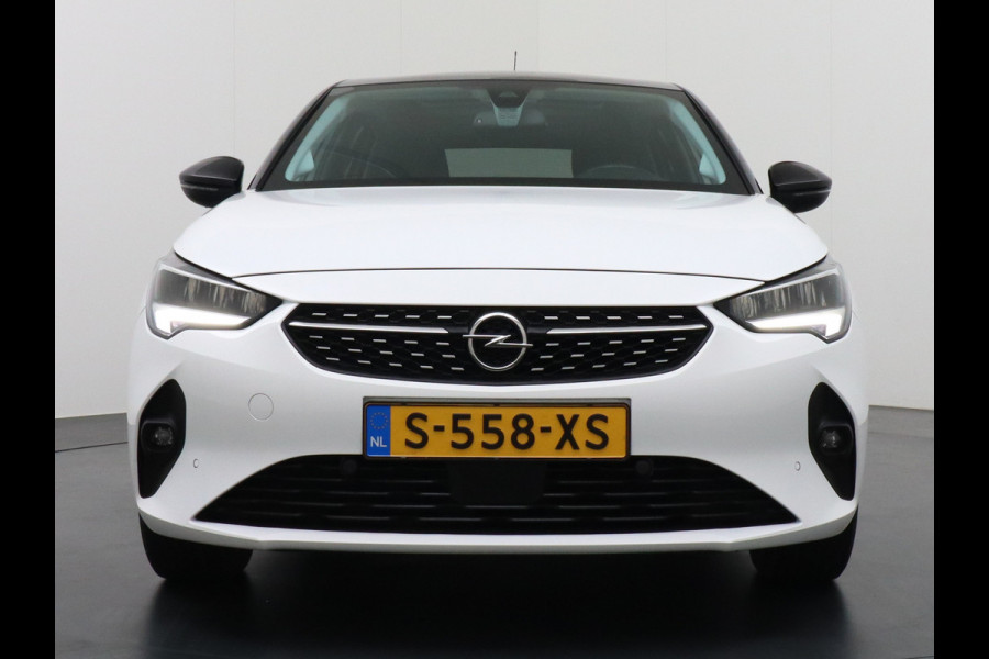 Opel Corsa 1.2I Pano-dak Innovation Camera Apple Carplay Android Auto PDC-a+v Ecc Navi DAB Stuur-Stoelverwarming Bordherkenning Digital Das Cruise Control Regen-Lichtsensor Chroompack Lane-assist Privacy Glass Led Diamond-Grille  Lmv 16" Privacy Glas Verkeersbord detectie Euro 6 24.000 nieuw!