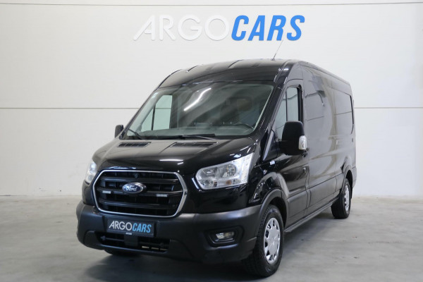 Ford Transit 2.0 TDCI AUTOMAAT ZWART L3/H2 330 CAMERA LED NAVI AIRCO CRUISE CONTROL TREKHAAK PDC CARPLAY Lease v/a 199p.m