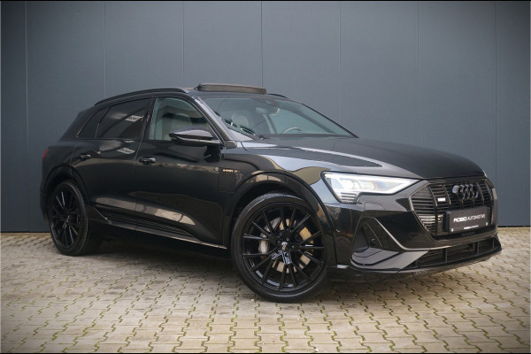 Audi e-tron e-tron 50 quattro S edition Black 71 kWh | S-Line | Panoramadak | Memory Seats | Luchtvering | Adaptive Cruise Control | Camera | Keyless | Matrix LED | Leder | Stoelverwarming | NAP | BTW