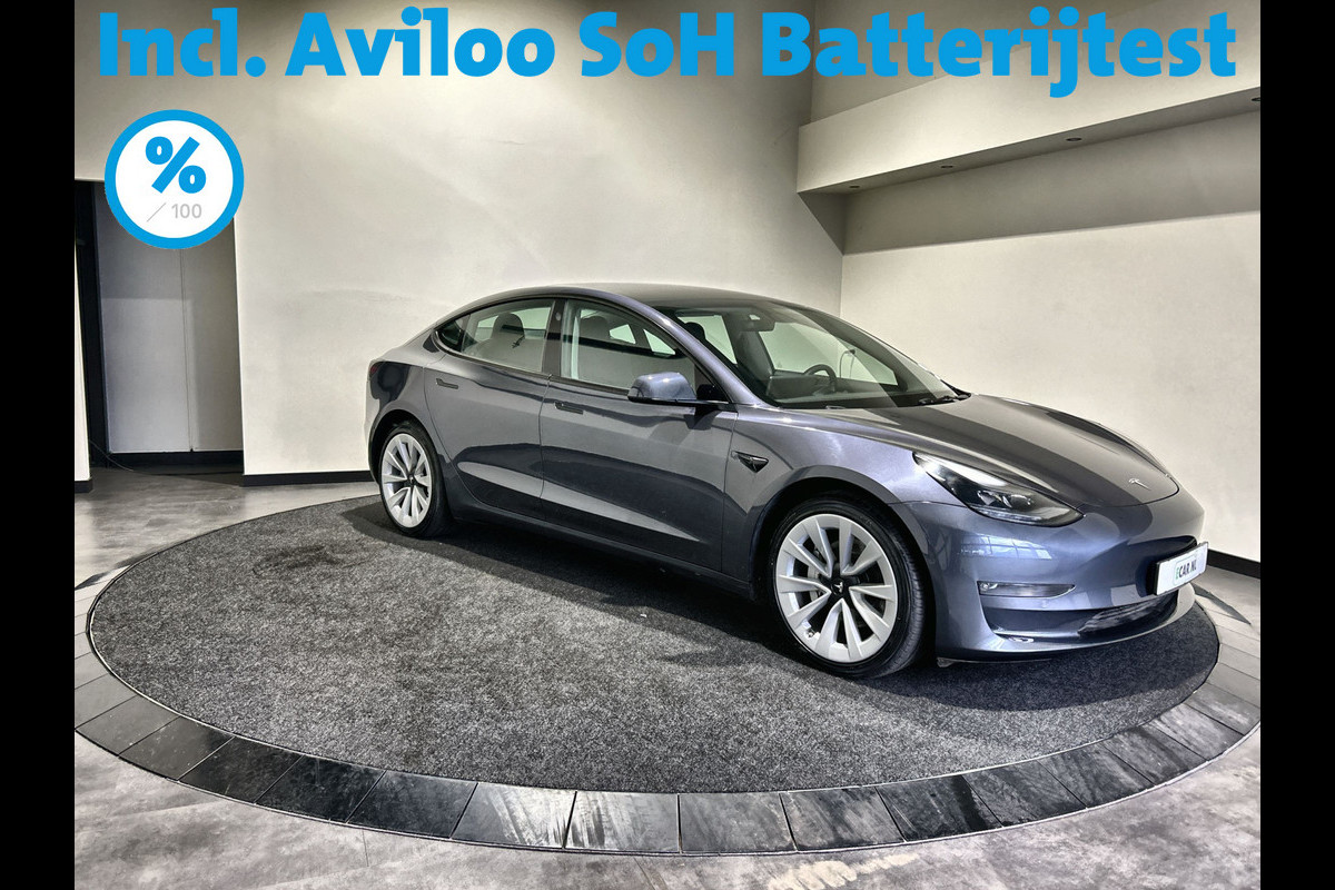 Tesla Model 3 Long Range AWD 75 kWh | Panoramadak | Lichtmetalen velgen | Soh (batterijtest ) 94,31% score