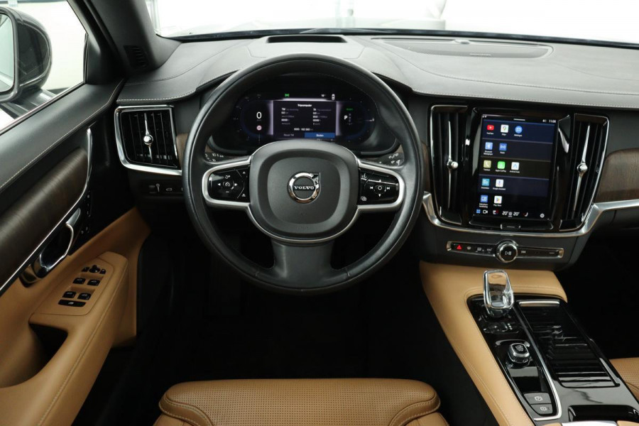 Volvo V90 2.0 T8 AWD Inscription Exclusive | Panoramadak | Head-Up | Massage | 360 camera | Stoelventilatie | Nappaleder | Adaptive cruise | Carplay