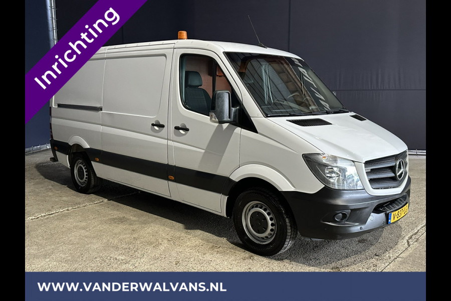 Mercedes-Benz Sprinter 316 CDI 164pk L2H1 inrichting Euro6 Airco | 2800kg trekhaak | Omvormer | Cruisecontrol, Parkeersensoren, Chauffeursstoel