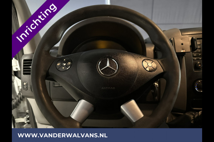 Mercedes-Benz Sprinter 316 CDI 164pk L2H1 inrichting Euro6 Airco | 2800kg trekhaak | Omvormer | Cruisecontrol, Parkeersensoren, Chauffeursstoel