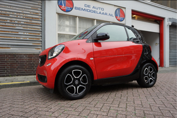 Smart Fortwo EQ prime 18 kWh | Leer | Navi | Verwarmd stuurwiel | Stoelverwarming | Cruise control | LED pakket | 15inch sportvelgen | Touchscreen Full Map Navigatie | BlueTooth interface | Mirrorlink/ Android Auto | Achteruitrijcamera | Parkeersensoren |