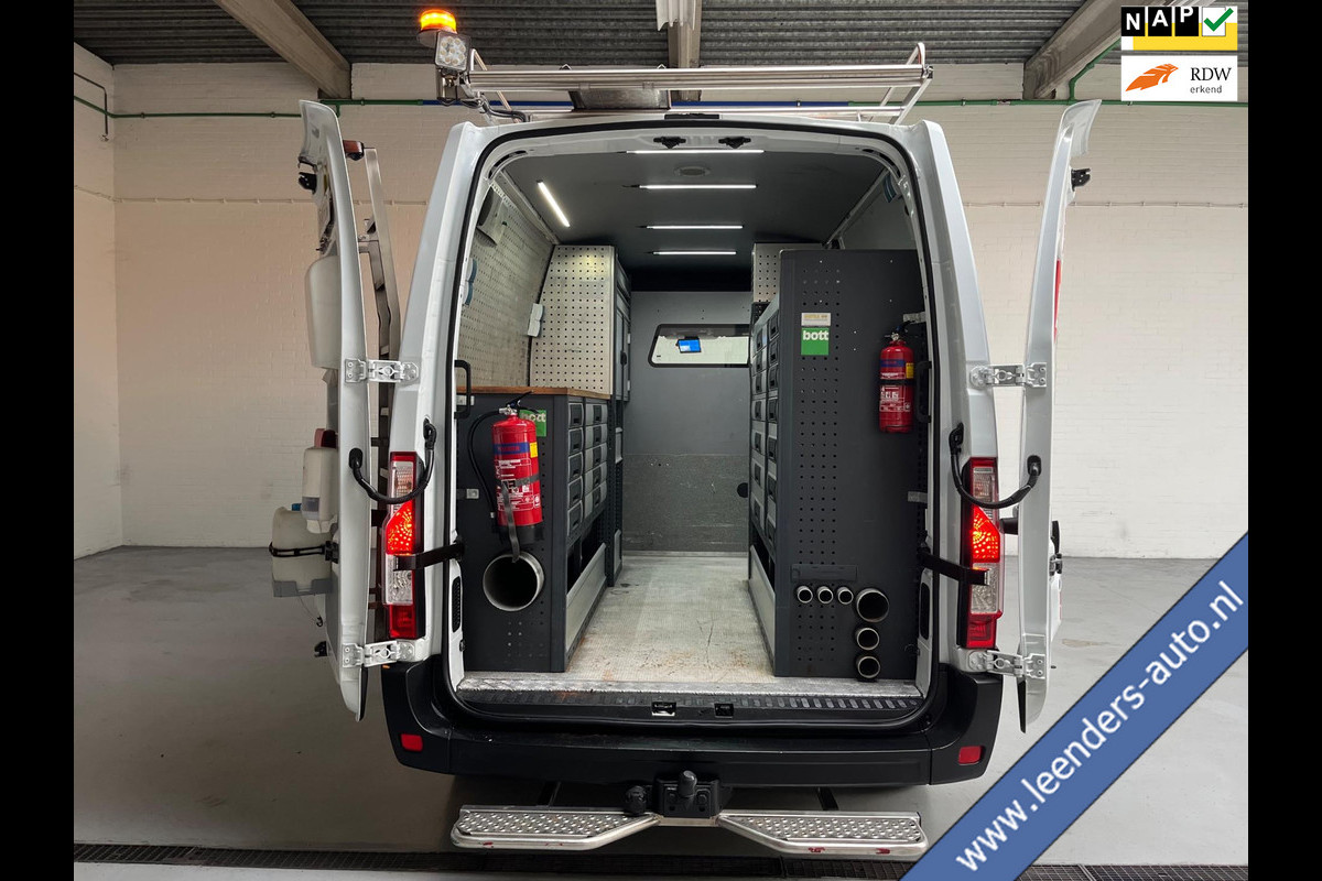 Renault Master SERVICEWAGEN IMPERIAAL+TRAP T35 2.3 DCI 145PK EURO6 L2H2 VICTRON V230 BOTT INRICHTING STANDKACHEL RIJKLAARPRIJS!