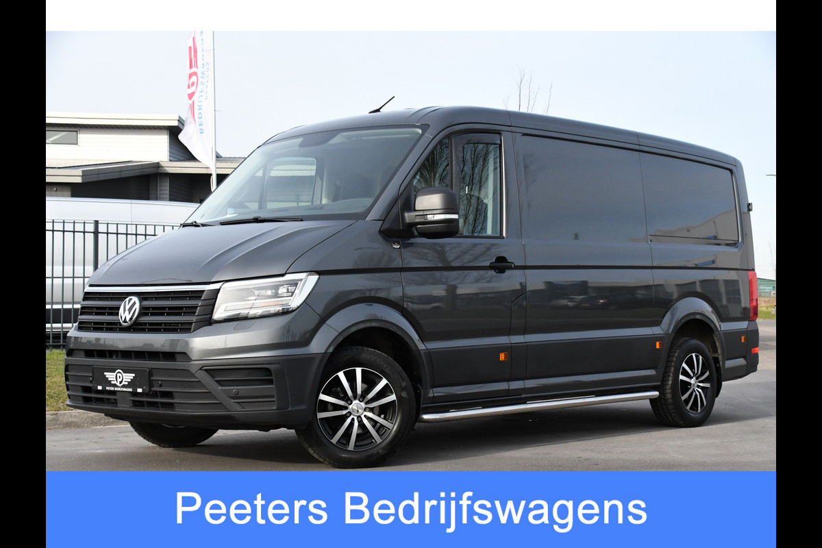 Volkswagen Crafter 35 2.0 TDI L3H2 Highline Camera, Cruise, Sensoren, Automaat, Carplay, Automaat, 177PK, LED, Stoelverwarming, Standkachel, UNIEK!