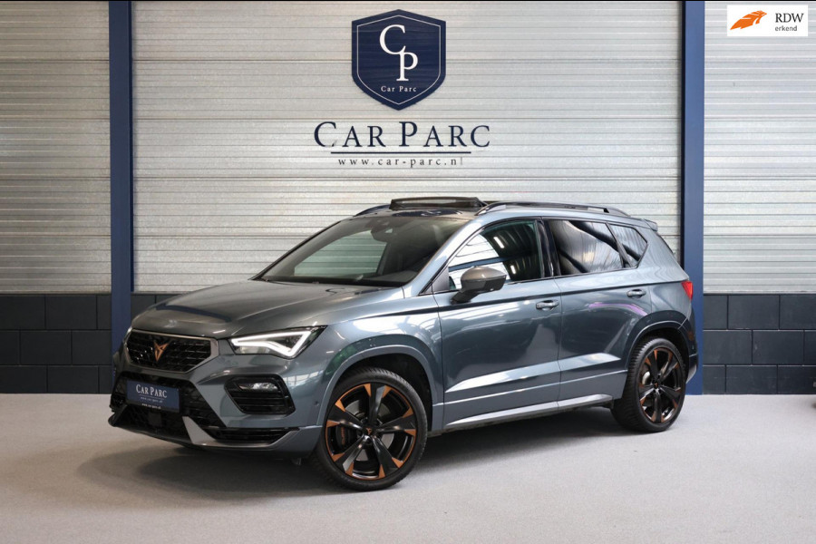 CUPRA Ateca 2.0 TSI 4DRIVE 300+PK LED/VIRTUAL/SFEER/BEATS/PANO/KUIP+ALCANTARA+S.VERWARMING/19" LMV/CAM/ACC/ECC/12 MDN GARANTIE!