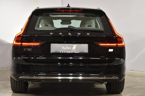 Volvo V90 T6 350PK Longe Range AWD Ultimate Bright / Luchtvering / Nappa Leder met Ventilatie / 20'' velgen / 360 camera / Head-up Display