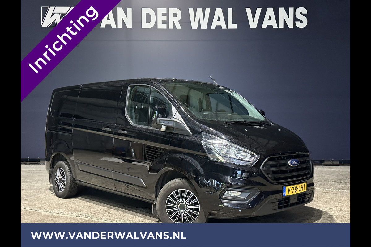 Ford Transit Custom 2.0 TDCI L1H1 inrichting Euro6 Airco | Camera | LED | Cruisecontrol | Stoelverwarming | 2350kg Trekhaak Parkeersensoren, Bijrijdersbank