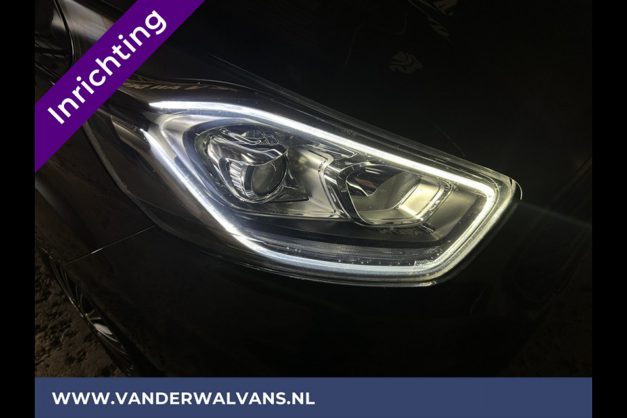 Ford Transit Custom 2.0 TDCI L1H1 inrichting Euro6 Airco | Camera | LED | Cruisecontrol | Stoelverwarming | 2350kg Trekhaak Parkeersensoren, Bijrijdersbank