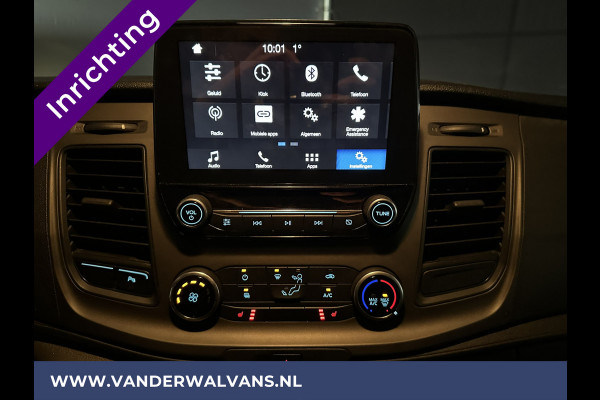 Ford Transit Custom 2.0 TDCI L1H1 inrichting Euro6 Airco | Camera | LED | Cruisecontrol | Stoelverwarming | 2350kg Trekhaak Parkeersensoren, Bijrijdersbank