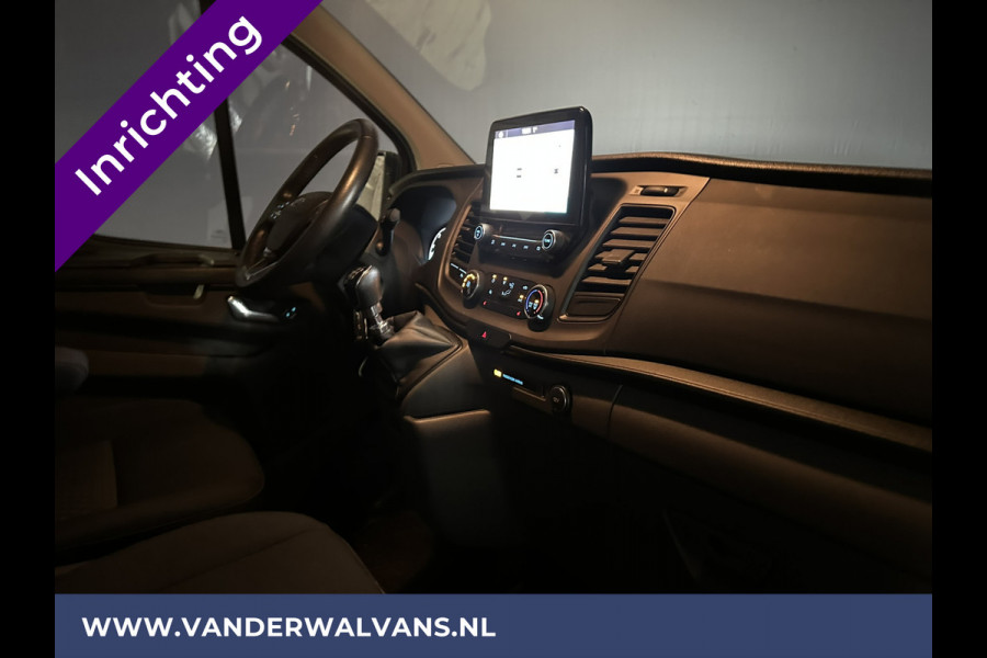 Ford Transit Custom 2.0 TDCI L1H1 inrichting Euro6 Airco | Camera | LED | Cruisecontrol | Stoelverwarming | 2350kg Trekhaak Parkeersensoren, Bijrijdersbank