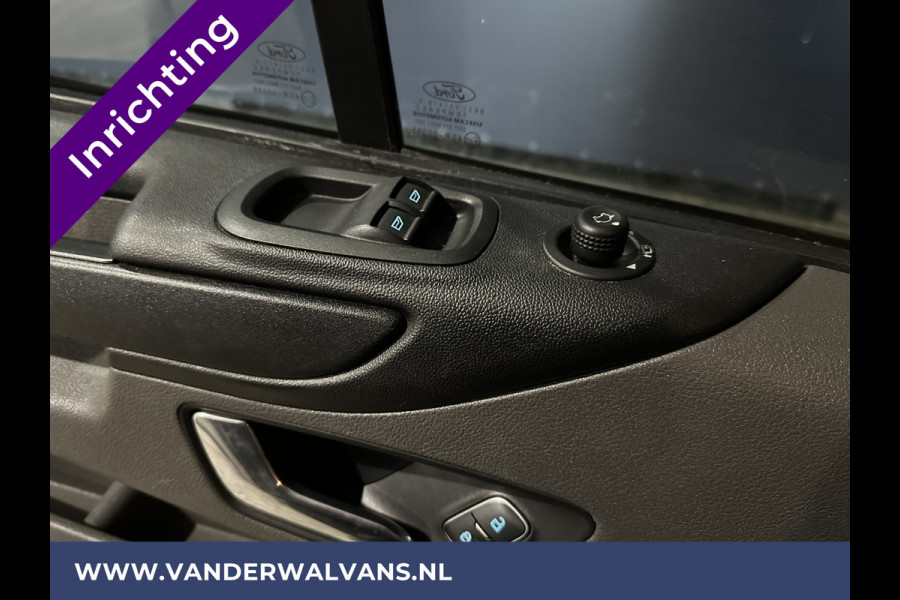 Ford Transit Custom 2.0 TDCI L1H1 inrichting Euro6 Airco | Camera | LED | Cruisecontrol | Stoelverwarming | 2350kg Trekhaak Parkeersensoren, Bijrijdersbank