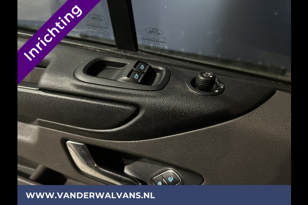 Ford Transit Custom 2.0 TDCI L1H1 inrichting Euro6 Airco | Camera | LED | Cruisecontrol | Stoelverwarming | 2350kg Trekhaak Parkeersensoren, Bijrijdersbank