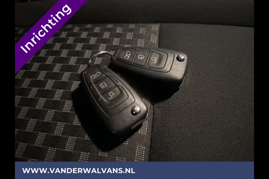 Ford Transit Custom 2.0 TDCI L1H1 inrichting Euro6 Airco | Camera | LED | Cruisecontrol | Stoelverwarming | 2350kg Trekhaak Parkeersensoren, Bijrijdersbank