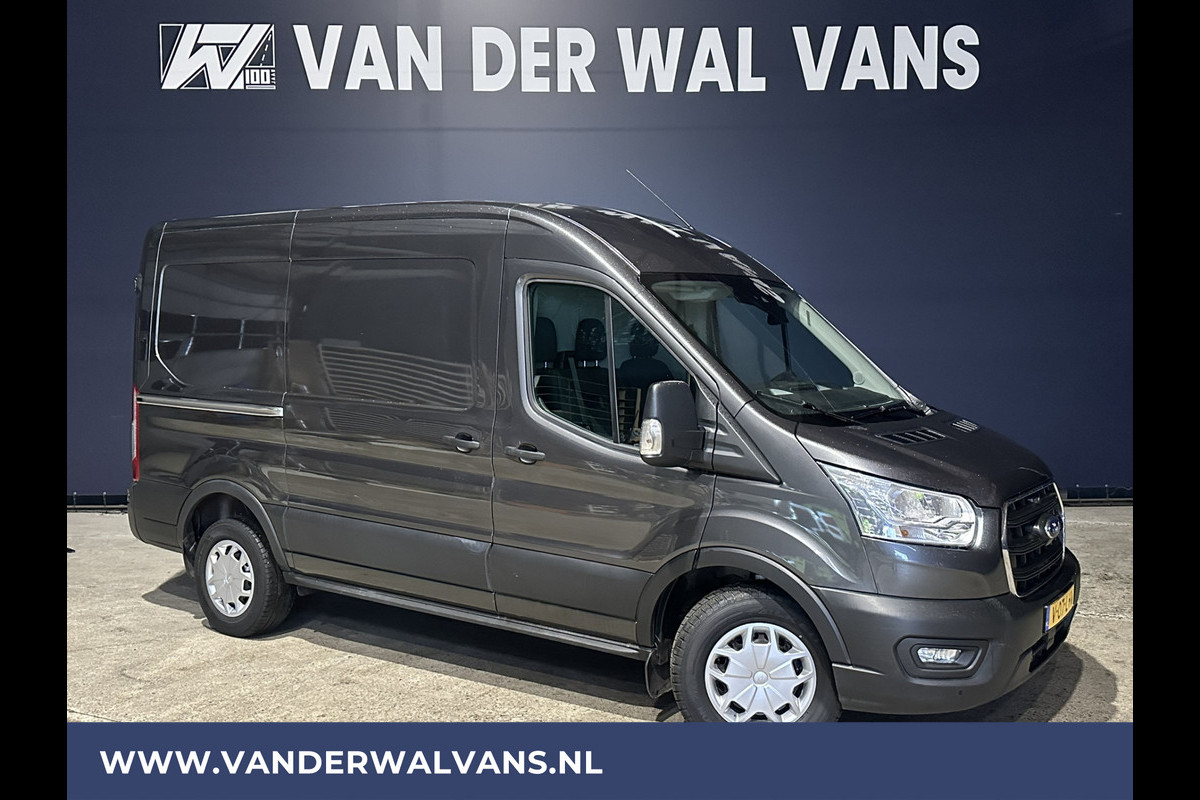 Ford Transit 2.0 TDCI 131pk L2H2 Euro6 Airco | Cruisecontrol | 2800kg Trekhaak | Parkeersensoren Bijrijdersbank, Verwarmde voorruit