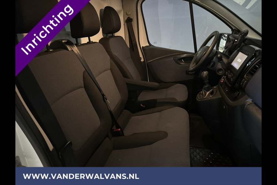 Opel Vivaro 1.6 CDTI 126pk L2H1 inrichting Euro6 Airco | Omvormer | Camera | Navigatie | LED | Trekhaak Cruisecontrol, Parkeersensoren, Bijrijdersbank