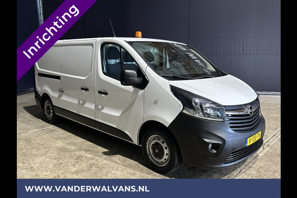 Opel Vivaro 1.6 CDTI 126pk L2H1 inrichting Euro6 Airco | Omvormer | Camera | Navigatie | LED | Trekhaak Cruisecontrol, Parkeersensoren, Bijrijdersbank