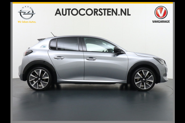 Peugeot e-208 EV GT-line 350 50kWh Panoramadak Apple Carplay Android Auto Adaptieve Cruise Stoelverwarming Camera Keyless Pdc Led DAB+ Lmv 17" Dodehoekdetectie 1/2 Leder Verkeersbord detectie 1e Eigenaar 40.000 nieuw!