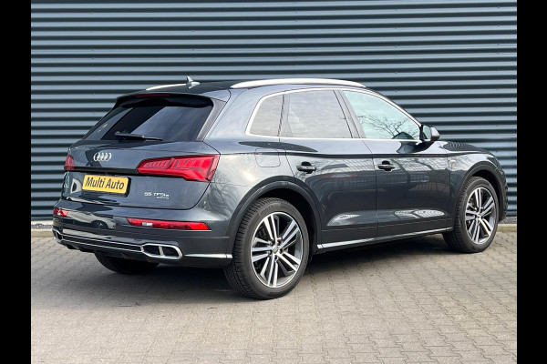 Audi Q5 55 TFSI e quattro S-Line Plug in Hybrid 367pk Dealer O.H PHEV | Luchtvering | Trekhaak af Fabriek | Adaptive Cruise | Alcantara Sportstoelen Massage | 20 "L.M | Virtual | Apple Carplay | Camera |