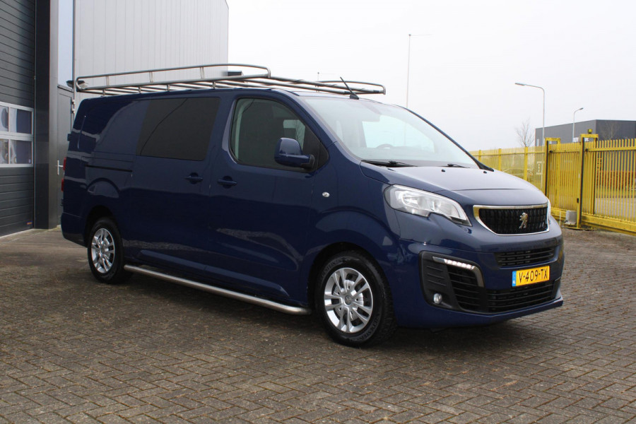 Peugeot Expert 231Lang 2.0 BlueHDI 120 Dubbele Cabine Premium | Trekhaak 2500 KG Trekgewicht | Airco | Camera | Navigatie | Dodehoek detectie | Cruise Control |