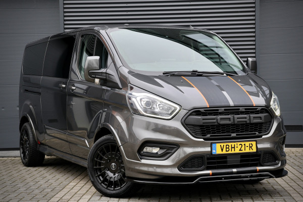 Ford Transit Custom 310 2.0 TDCI L2H1 170 PK Sport | Dubbel Cabine | Navigatie | Camera | CarPlay | L+R Schuifdeur | Stoelverwarming | Lederen bekleding | Trekhaak | NL Auto