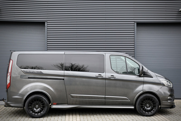 Ford Transit Custom 310 2.0 TDCI L2H1 170 PK Sport | Dubbel Cabine | Navigatie | Camera | CarPlay | L+R Schuifdeur | Stoelverwarming | Lederen bekleding | Trekhaak | NL Auto