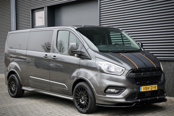 Ford Transit Custom 310 2.0 TDCI L2H1 170 PK Sport | Dubbel Cabine | Navigatie | Camera | CarPlay | L+R Schuifdeur | Stoelverwarming | Lederen bekleding | Trekhaak | NL Auto