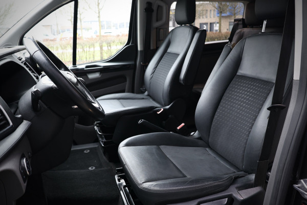 Ford Transit Custom 310 2.0 TDCI L2H1 170 PK Sport | Dubbel Cabine | Navigatie | Camera | CarPlay | L+R Schuifdeur | Stoelverwarming | Lederen bekleding | Trekhaak | NL Auto