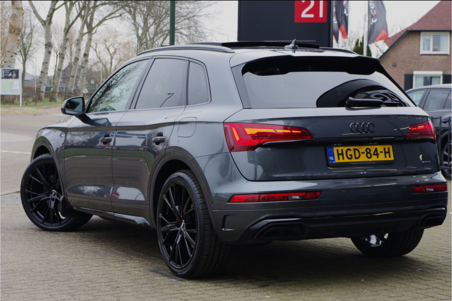 Audi Q5 55 TFSI e Competition S-Line, Luchtvering, RS-Sportstoelen, Panoramadak, Elek. Trekhaak, 360 Camera, Head-Up