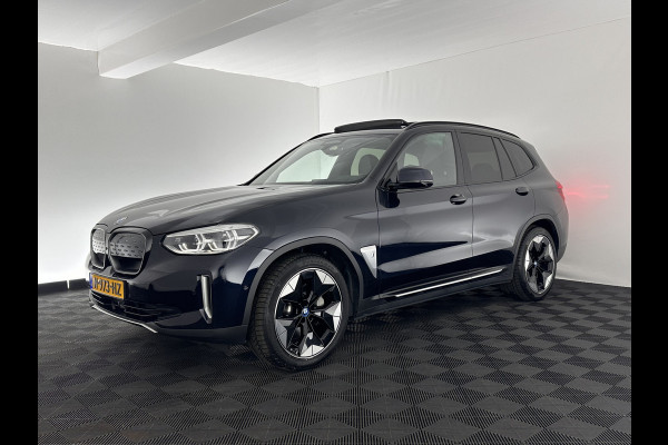 BMW iX3 High Executive 80 kWh [ 3-Fase ] (INCL.BTW) *PANO | ADAPTIVE-CRUISE | HARMAN/KARDON | FULL-LEATHER | MEMORY-PACK | DIGI-COCKPIT | BLIS | SURROUND-VIEW | SPORT-SEATS | KELESS | NAVI-FULLMAP | 20''ALU*