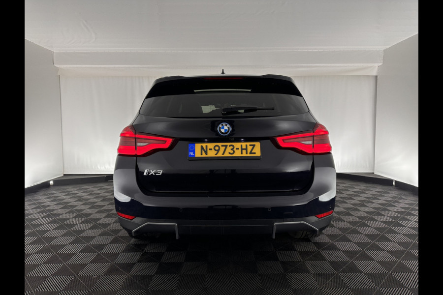 BMW iX3 High Executive 80 kWh [ 3-Fase ] (INCL.BTW) *PANO | ADAPTIVE-CRUISE | HARMAN/KARDON | FULL-LEATHER | MEMORY-PACK | DIGI-COCKPIT | BLIS | SURROUND-VIEW | SPORT-SEATS | KELESS | NAVI-FULLMAP | 20''ALU*