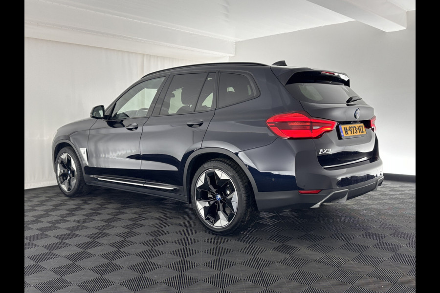 BMW iX3 High Executive 80 kWh [ 3-Fase ] (INCL.BTW) *PANO | ADAPTIVE-CRUISE | HARMAN/KARDON | FULL-LEATHER | MEMORY-PACK | DIGI-COCKPIT | BLIS | SURROUND-VIEW | SPORT-SEATS | KELESS | NAVI-FULLMAP | 20''ALU*