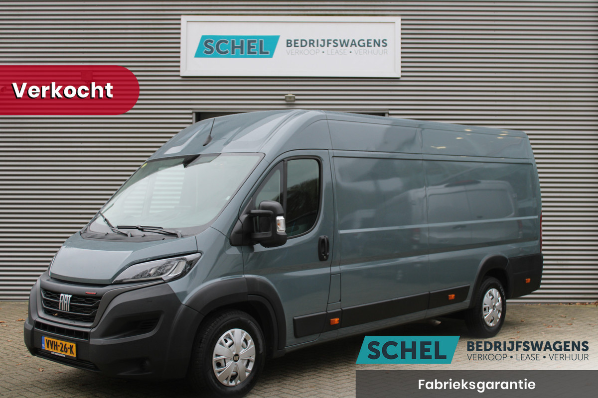 Fiat Ducato 35 2.2 MultiJet L4H2 160pk - LED - Navigatie - Camera - Virtual cockpit - Betimmering - Keyless - Trekhaak - Rijklaar