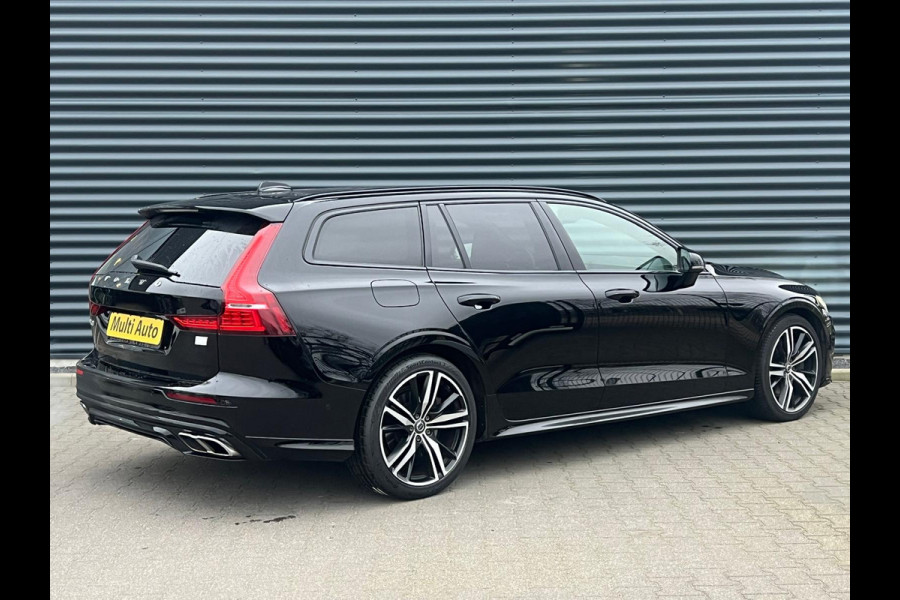 Volvo V60 T8 Recharge AWD R-Design Plug in Hybrid PHEV | Panodak | Lederen Sportstoelen Memory | Trekhaak af Fabriek | Harman Kardon | Navigatie | Virtual | Apple Carplay | Camera | DAB | L.M. 19" |