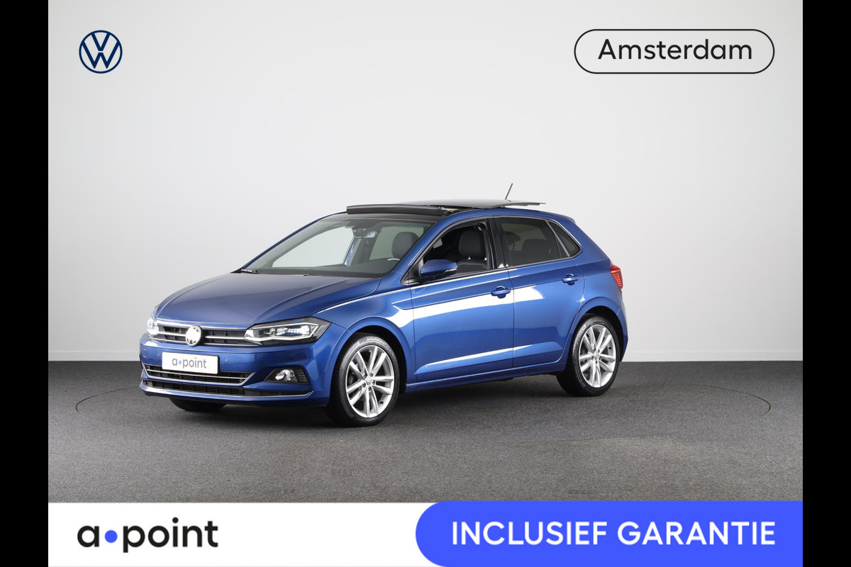 Volkswagen Polo 1.0 TSI Highline 95 pk Automaat (DSG) | Navigatie | Panoramadak | Parkeersensoren | Adaptieve cruise control | Stoelverwarming | Digitaal instrumentenpaneel |